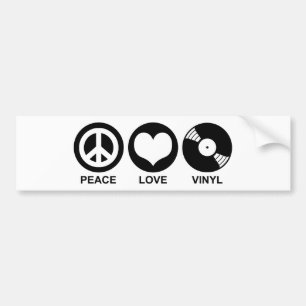 Adesivo Para Carro Vinil do amor da paz
