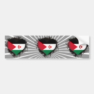 Adesivo Para Carro Vintage eu amo Western Sahara