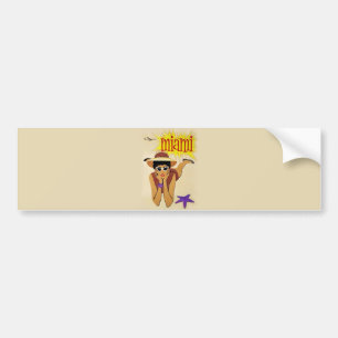 Adesivo Para Carro Vintage Miami Beach