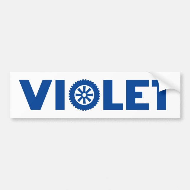Adesivo Para Carro Violet Petrol Head (Frente)