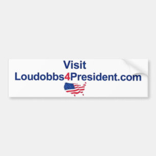 Adesivo Para Carro Visita LouDobbs4President.com
