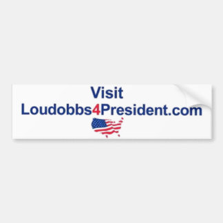 Adesivo Para Carro Visita LouDobbs4President.com