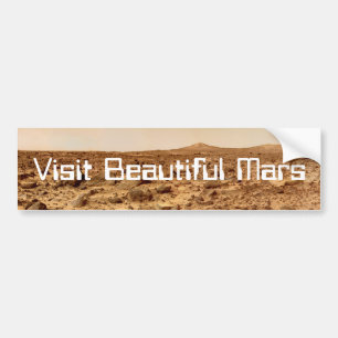 Adesivo Para Carro Visite Marte Bonita