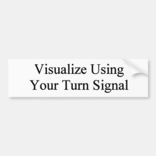 Adesivo Para Carro Visualize usando seu sinal de volta