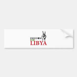 Adesivo Para Carro Vitória & liberdade de Líbia