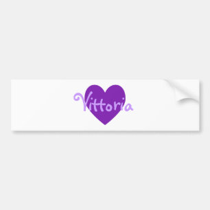 Adesivo Para Carro Vittoria no roxo