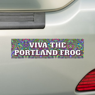 Adesivo Para Carro Viva O Sapo de Portland
