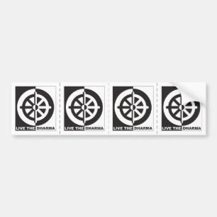 Adesivo Para Carro Vive o Dharma
