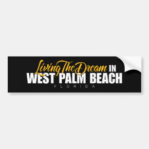 Adesivo Para Carro Vivendo o sonho em West Palm Beach