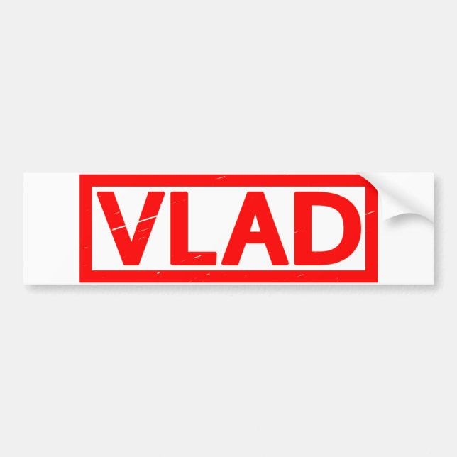 Adesivo Para Carro Vlad Stamp (Frente)
