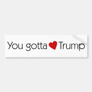 Adesivo Para Carro Você conseguiu amar o trunfo - Donald Trump para