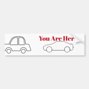 Adesivo Para Carro Você Está Aqui