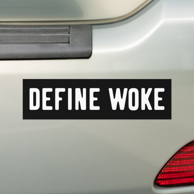 Adesivo Para Carro Você Pode Definir Woke (No carro)