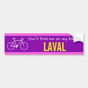 Adesivo Para Carro "Você vai me encontrar na minha bicicleta em LAVA