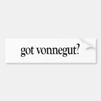 Adesivo Para Carro Vonnegut obtido