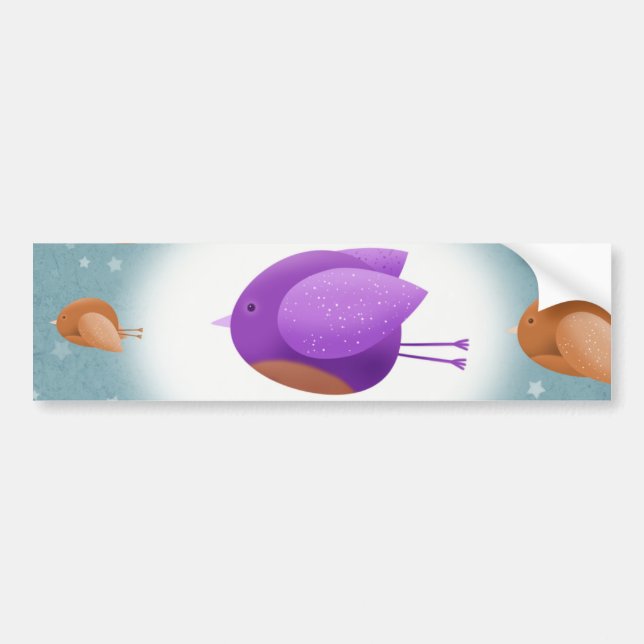 Adesivo Para Carro Voo dos pássaros (Frente)