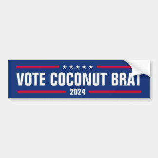 ADESIVO PARA CARRO VOTAÇÃO COCONUT BRAT