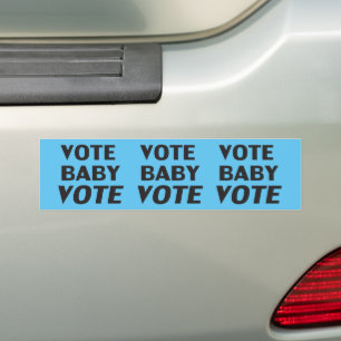 Adesivo Para Carro Votação no bebê: luz azul