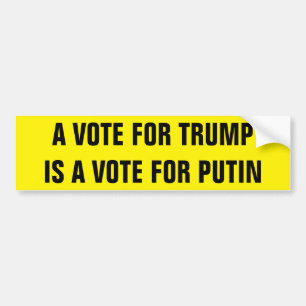 ADESIVO PARA CARRO VOTAÇÃO PARA A TRUMP É VOTAÇÃO PARA O PÚBLIC