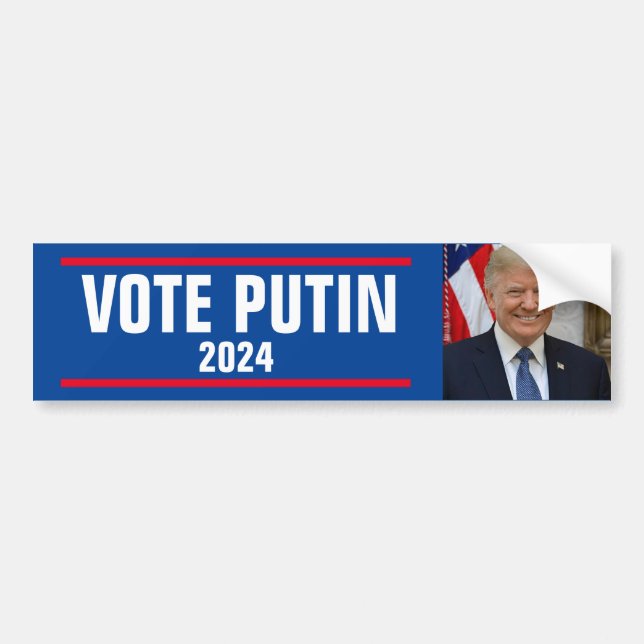 ADESIVO PARA CARRO VOTAÇÃO PUTIN 2024 (Frente)