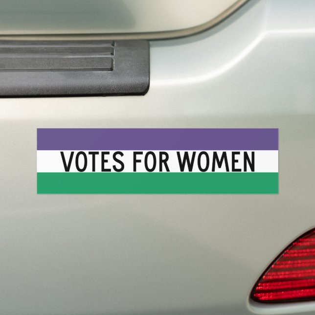 Adesivo Para Carro Votações femininas em sufrágio (No carro)
