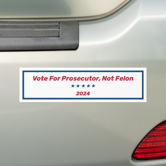 Adesivo Para Carro Votar Pelo Procurador, Não Felon (No carro)