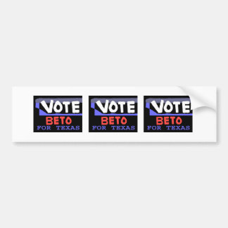Adesivo Para Carro Vote Beto Texas Bumper Sticker