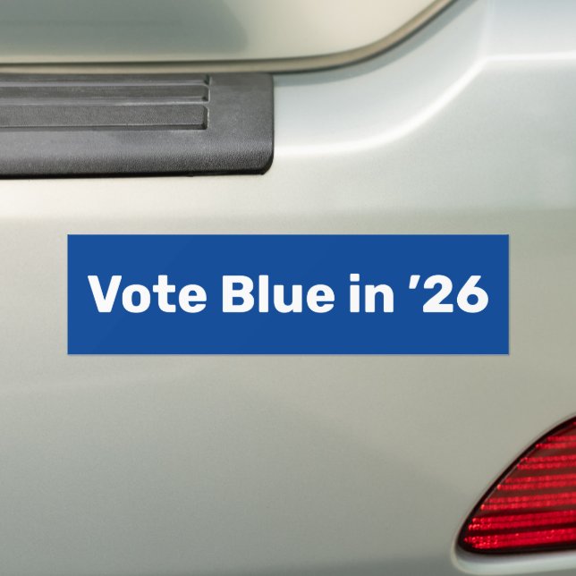 Adesivo Para Carro Vote Blue em 2026 (No carro)