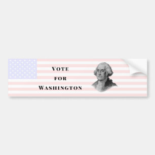 Adesivo Para Carro Vote em George Washington