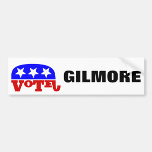 Adesivo Para Carro Vote Jim Gilmore Republican Elephant