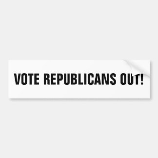 ADESIVO PARA CARRO VOTE REPUBLICANS OUT!