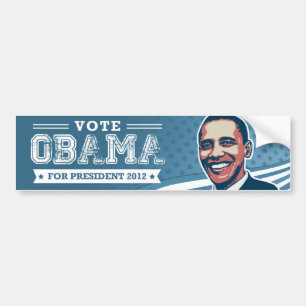 Adesivo Para Carro Voto Barack Obama para o presidente autocolante no