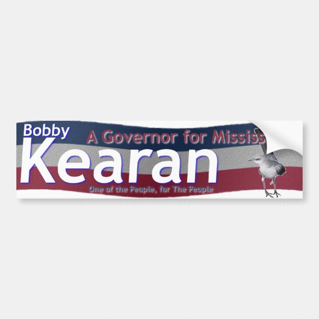 Adesivo Para Carro Voto Bobby Kearan (Frente)