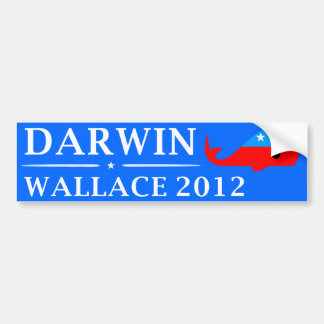 Adesivo Para Carro Voto Darwin & Wallace em 2012