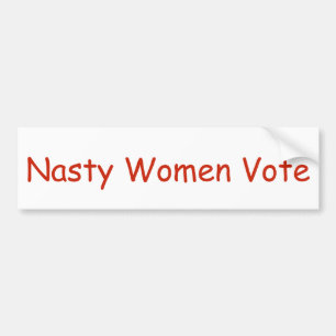 Adesivo Para Carro Voto das mulheres desagradáveis