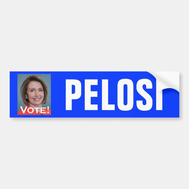 Adesivo Para Carro Voto Nancy Pelosi (Frente)
