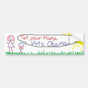 Adesivo Para Carro voto obama