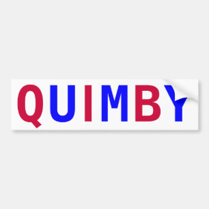 Adesivo Para Carro Voto Quimby para o Mayor
