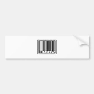 Adesivo Para Carro Vovô com código de barras