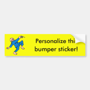 Adesivo Para Carro Vovô obtido uma arma! (Personalize isto!)