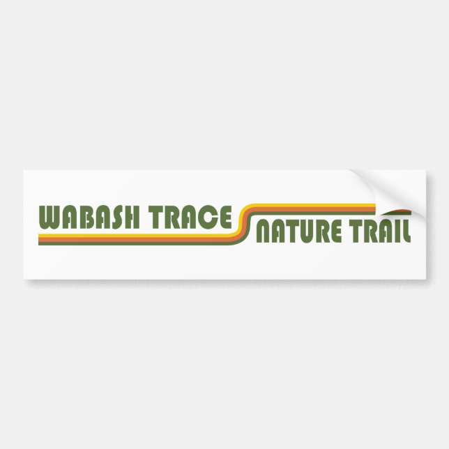 Adesivo Para Carro Wabash Trace Nature Trail Iowa (Frente)