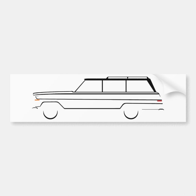 Adesivo Para Carro Wagoneer (Frente)