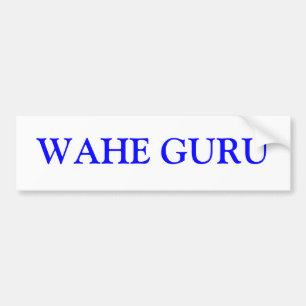 ADESIVO PARA CARRO WAHE GURU