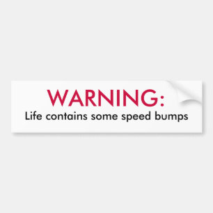 Adesivo Para Carro Warning - life