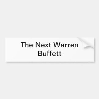 Adesivo Para Carro Warren Buffett seguinte