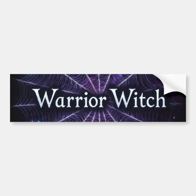 Adesivo Para Carro WarriorWitch (Frente)