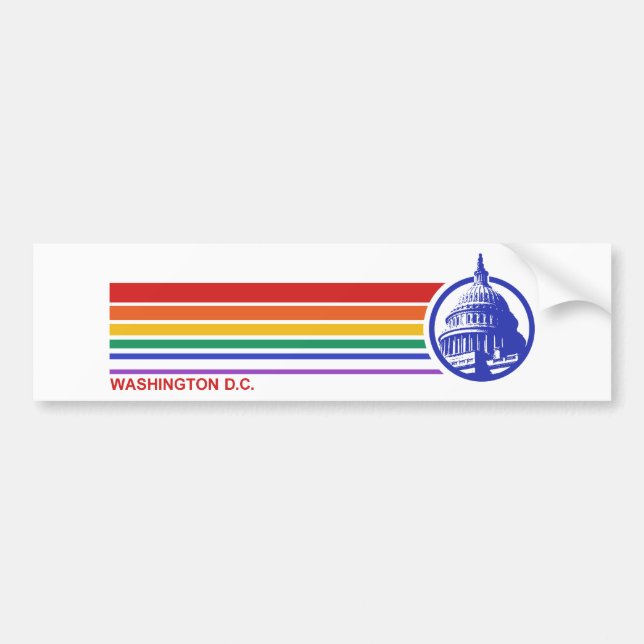 Adesivo Para Carro Washington DC (Frente)