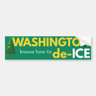 Adesivo Para Carro Washington political bumper sticker