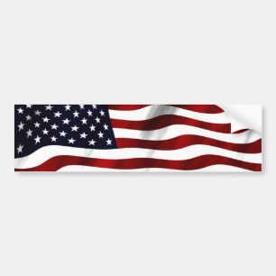 Adesivo Para Carro Waving Flag Americano