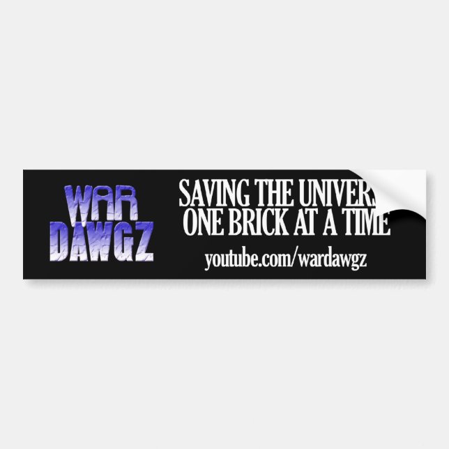 Adesivo Para Carro Wawgz Bumper Sticker (Frente)